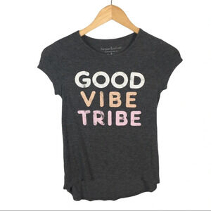 Harper & Elliott GOOD VIBE TRIBE Super Soft Graphic Shirt Top L